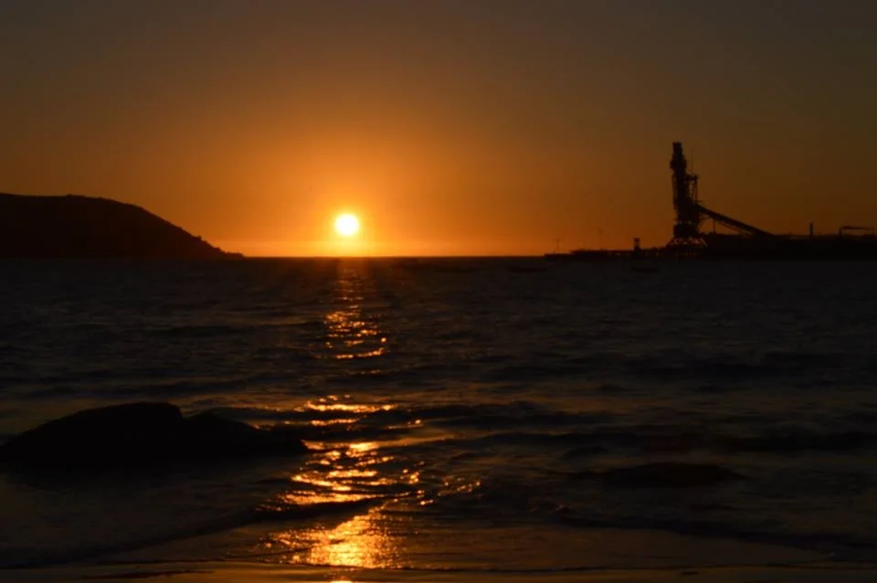 Atardecer en la bahía de La Herradura