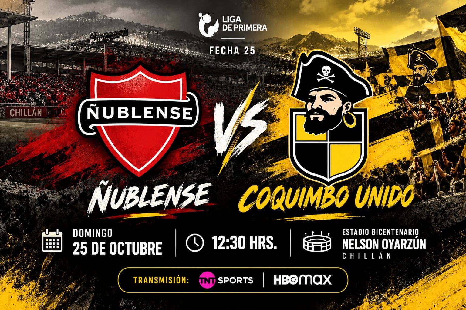 Coquimbo Unido visita a Ñublense este domingo: horario, estadio y dónde ver el partido